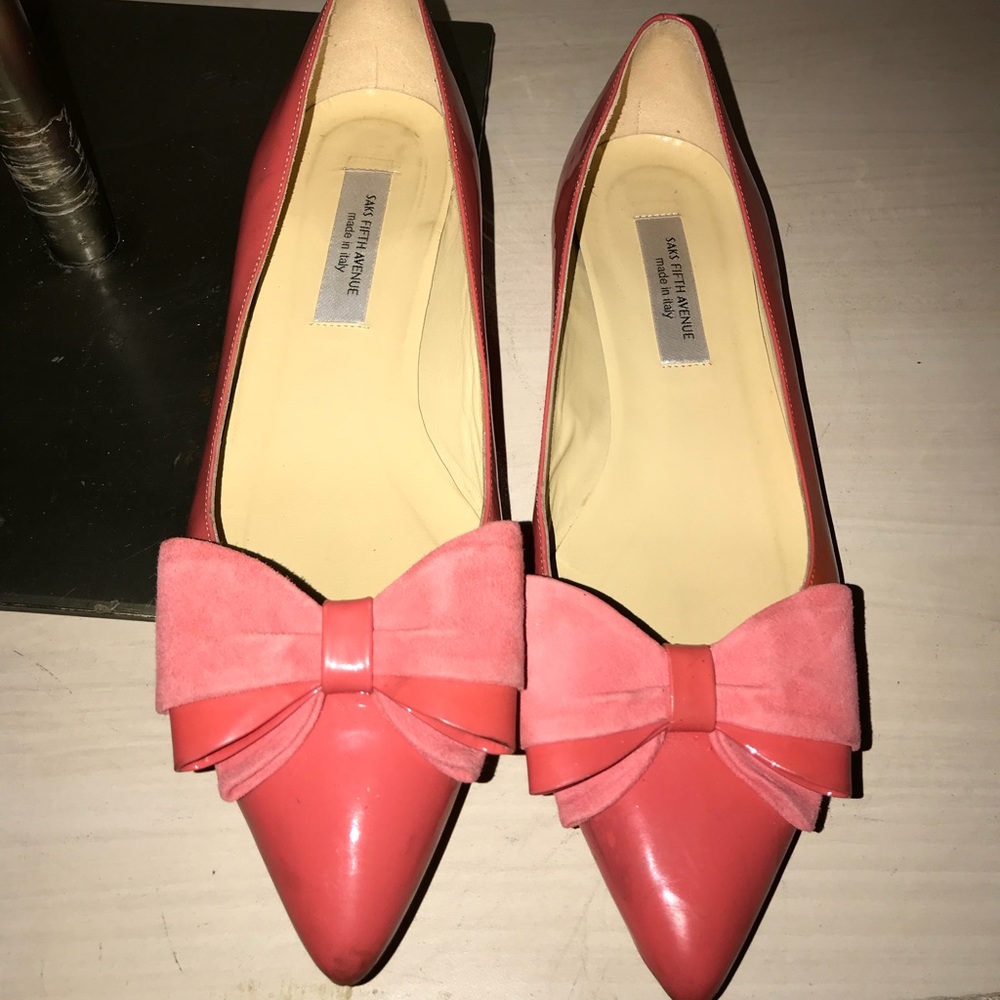 Saks Fith Avenue Made in italy flats